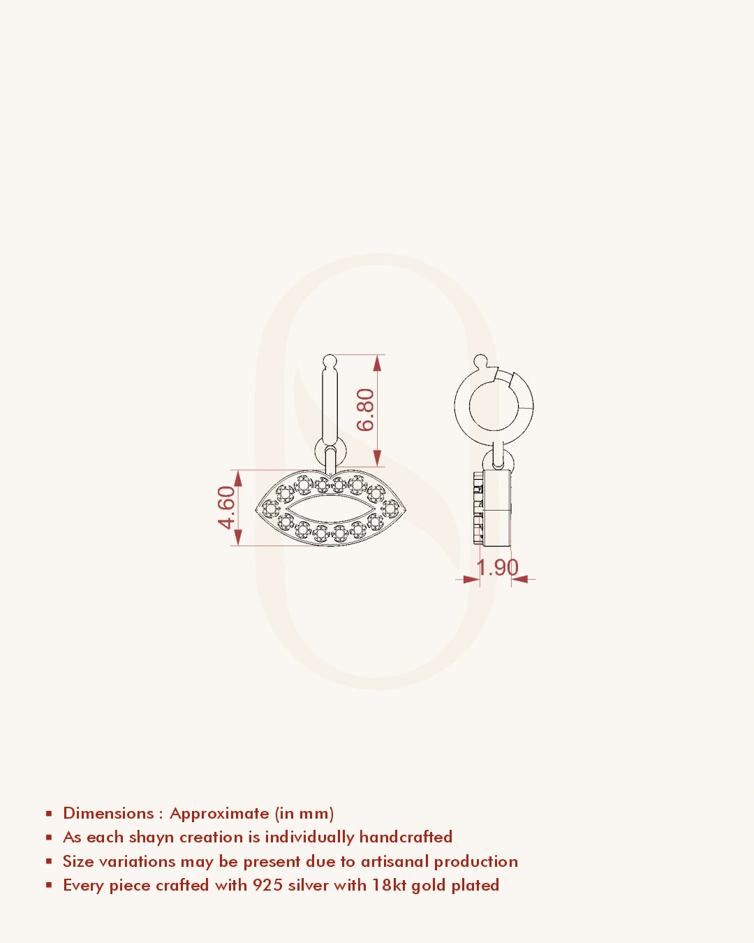 Lip Enamel Charm