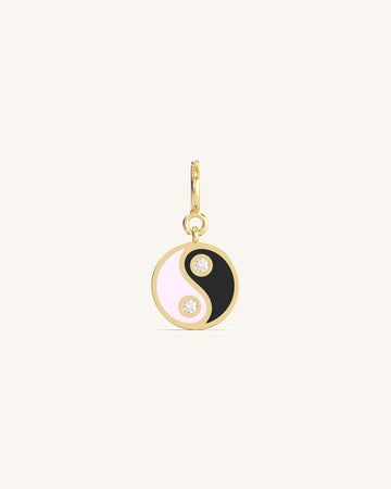 Yin Yang Diamond Charms