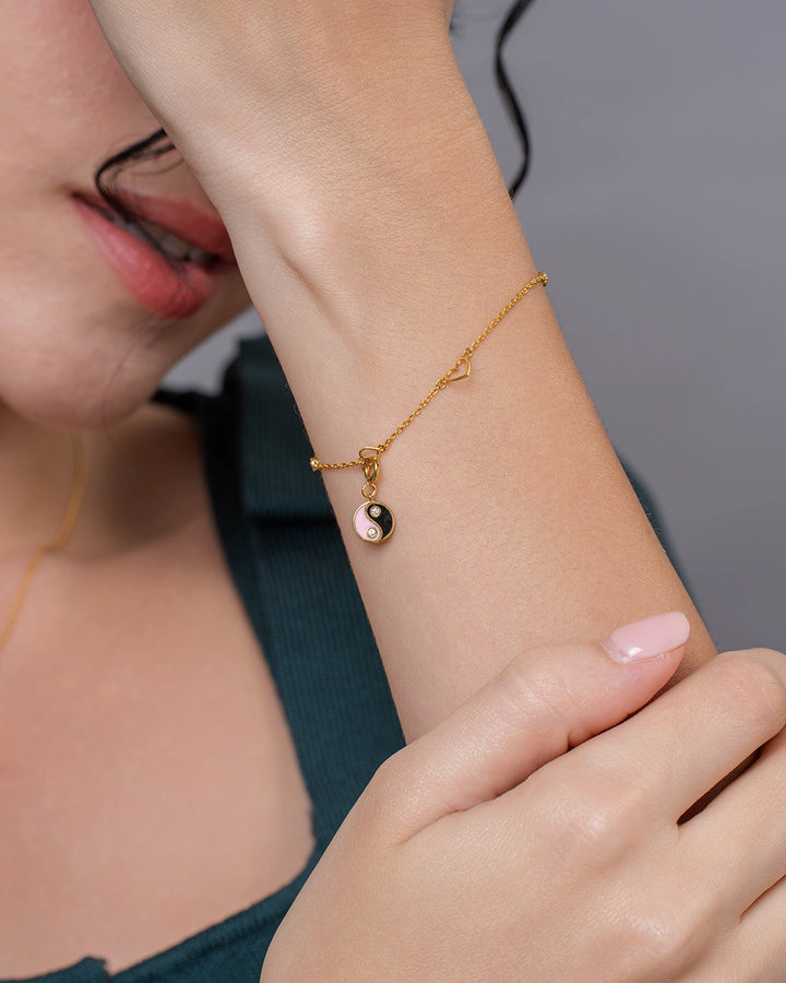 Yin Yang Diamond Charm