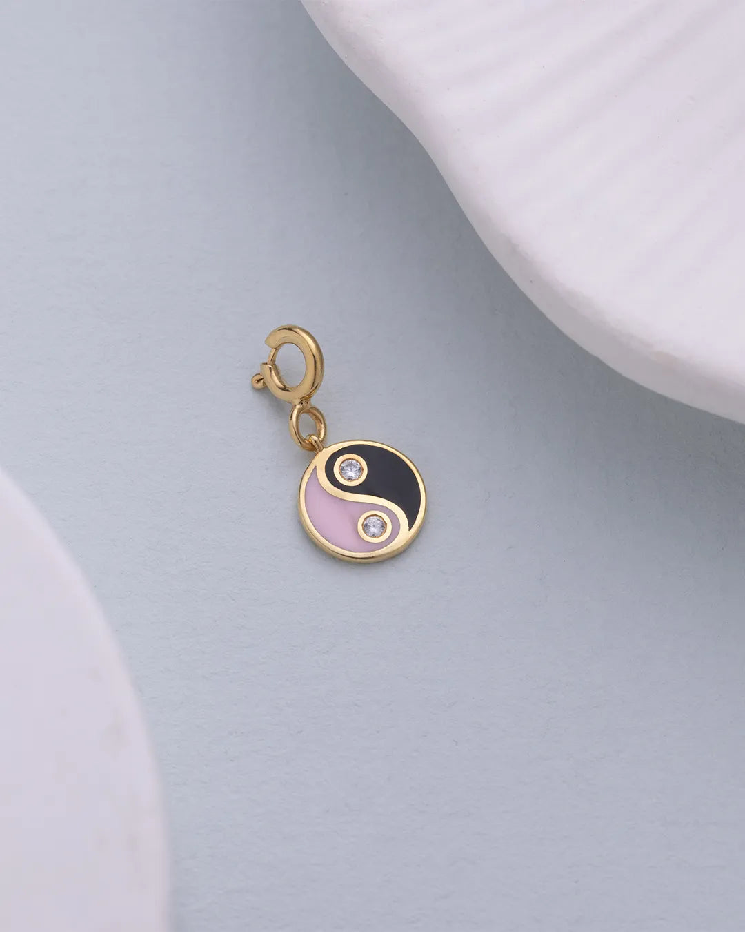 Yin Yang Diamond Charm