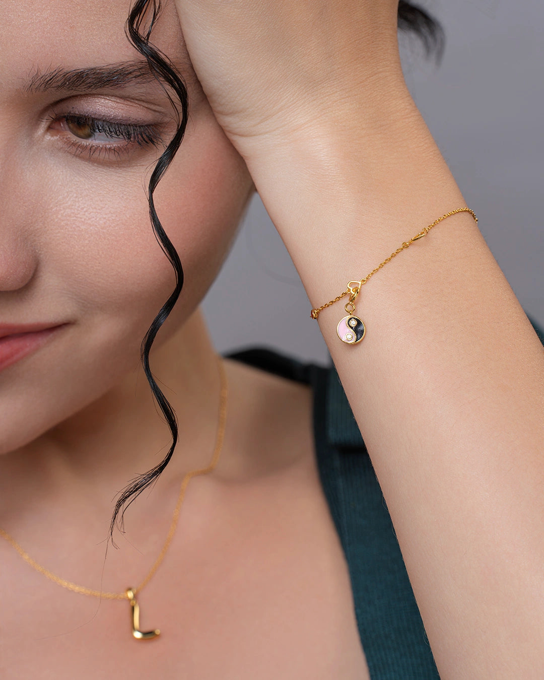 Yin Yang Diamond Charm