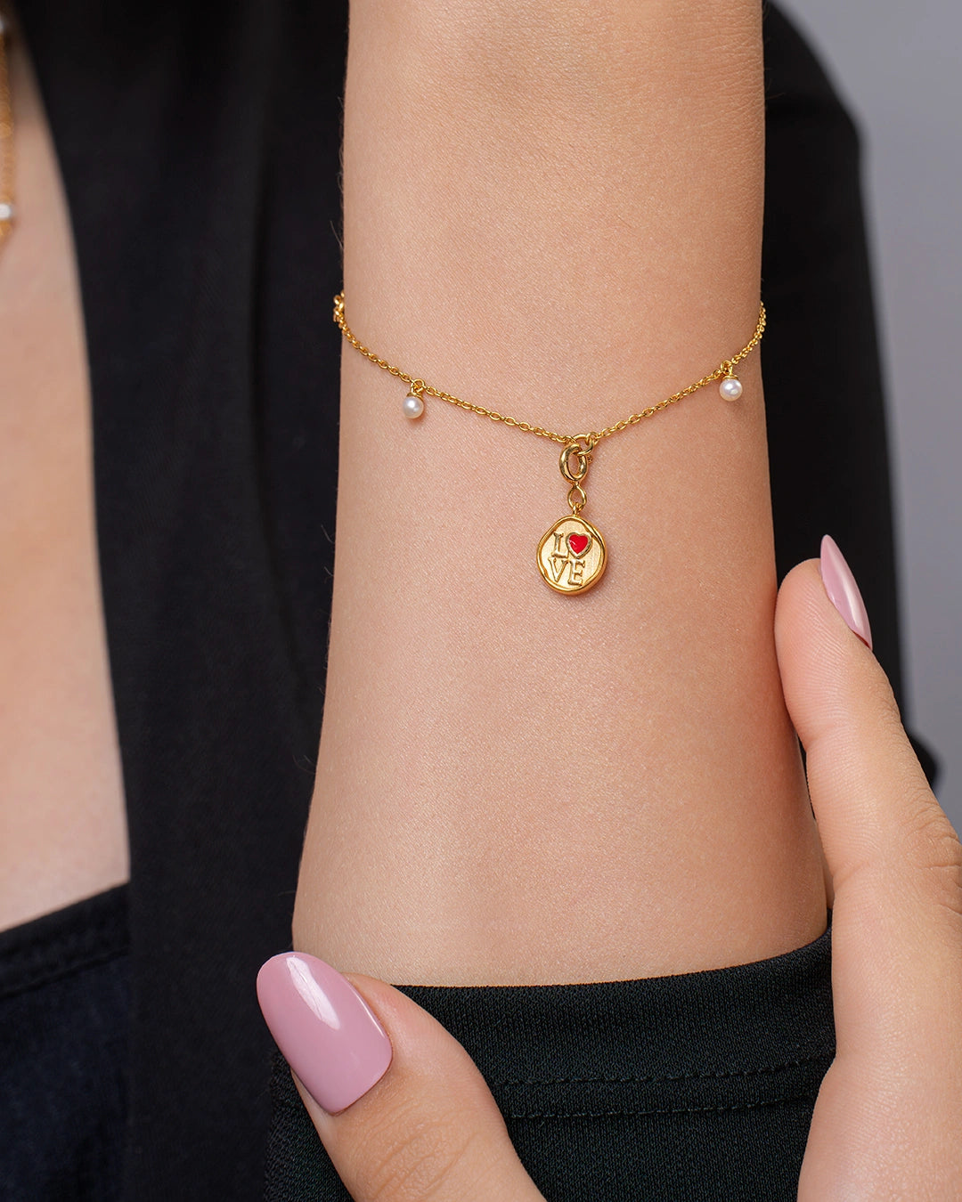 Spinning Heart Charms