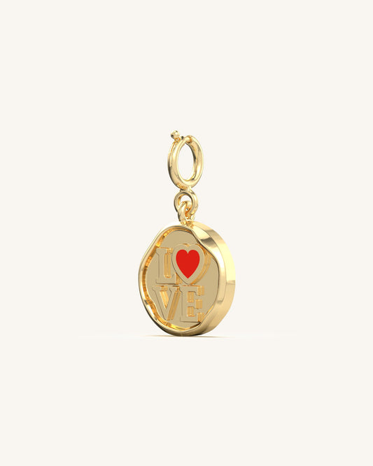 Spinning Heart Charms