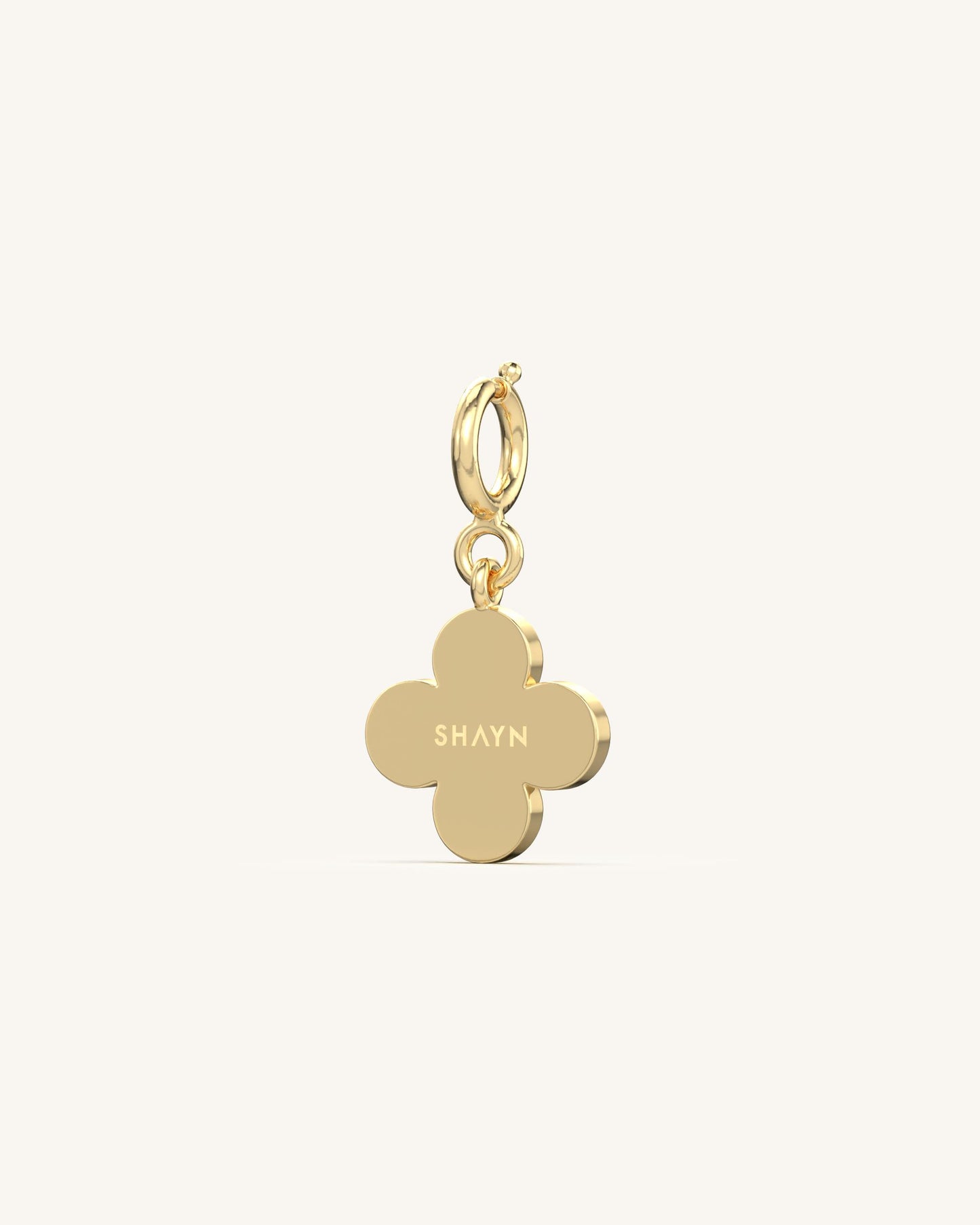 Clover Enamel Charm