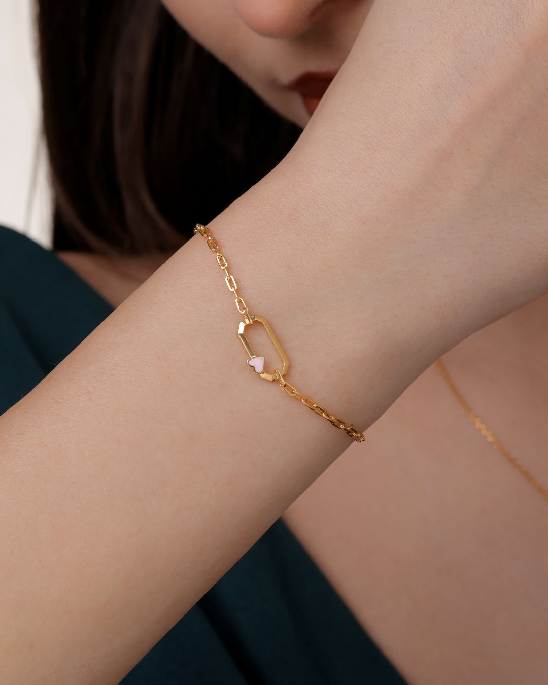 Heart Link Bracelet