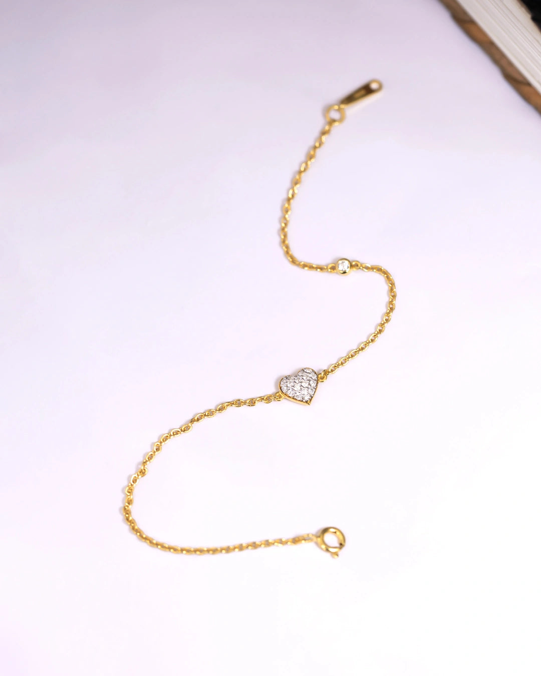 Heart Diamond Bracelet