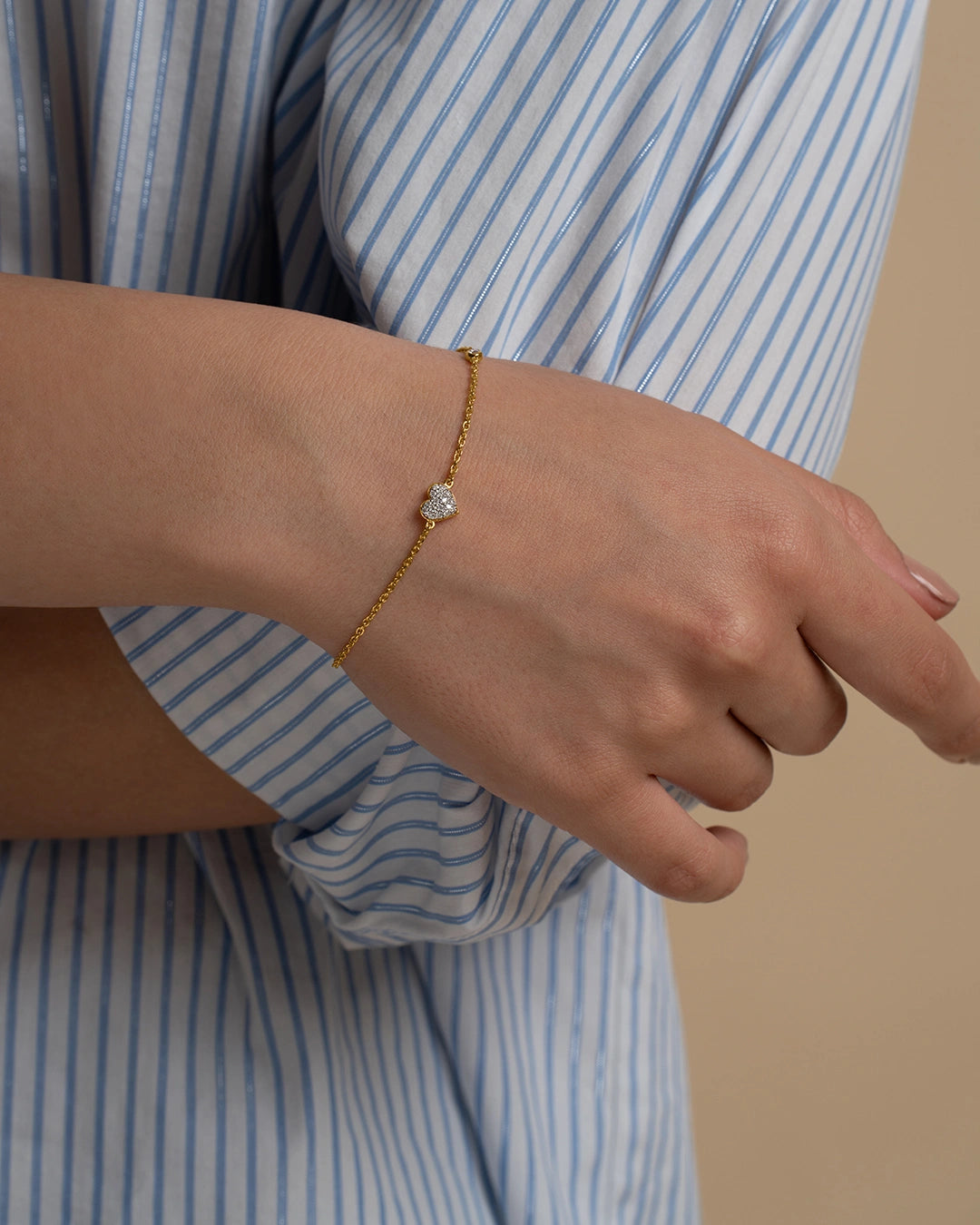 Heart Diamond Bracelet