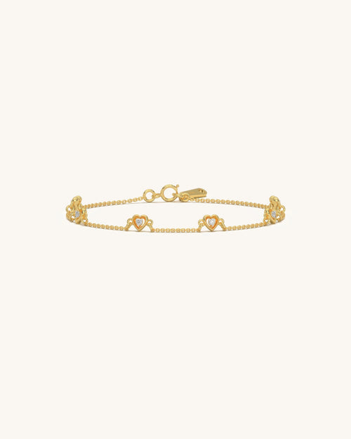 Triple Heart Bracelet