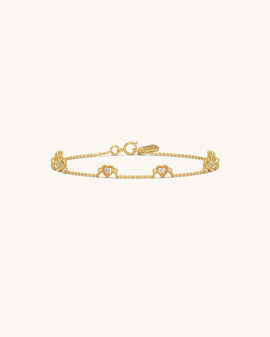 Triple Heart Bracelet