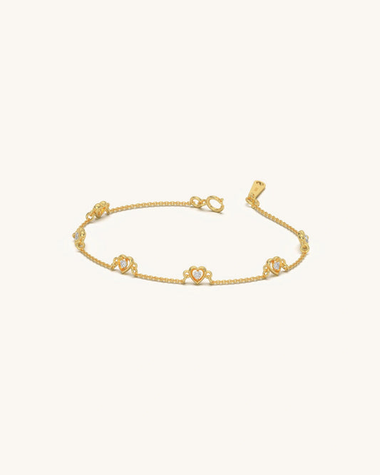 Triple Heart Bracelet