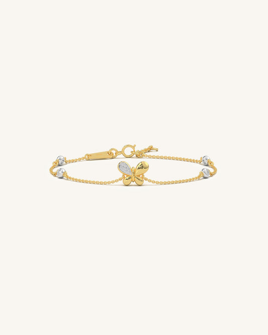 Butterfly Double Bracelet