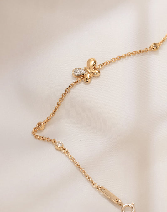 Butterfly Double Bracelet