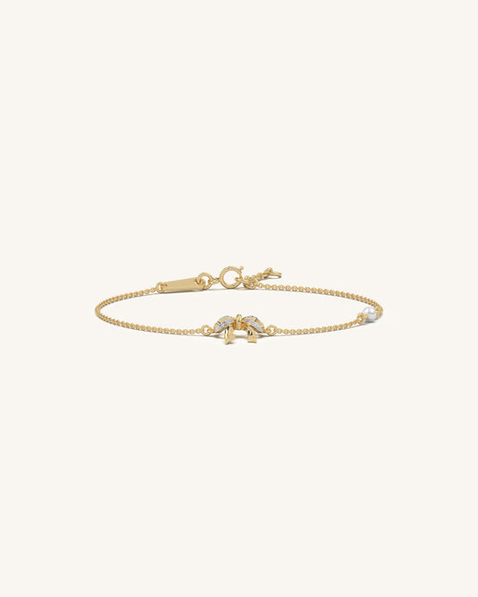 Bow Charm Bracelet