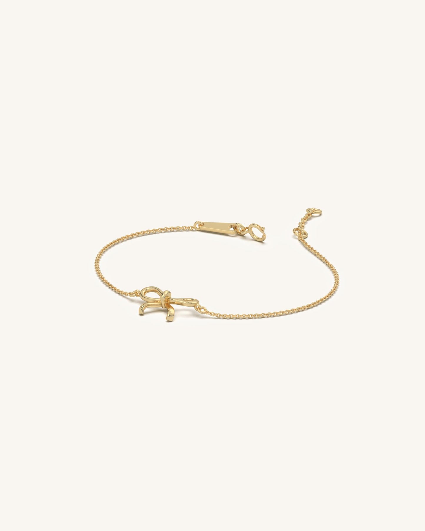 Outline Bow Bracelet
