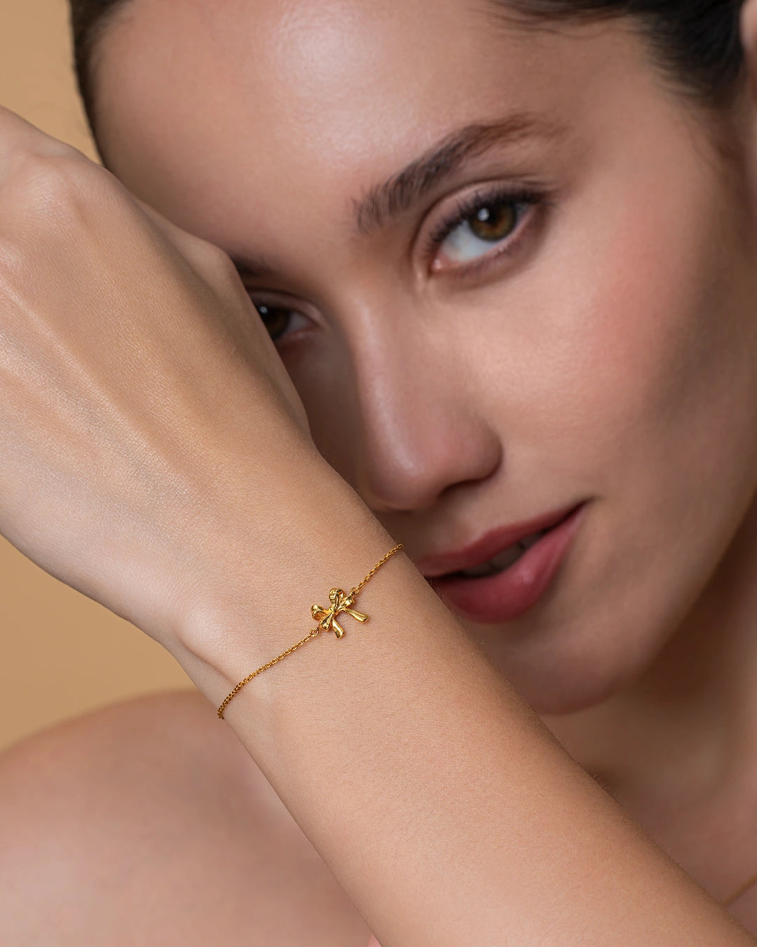 Gold Vermeil Ribbon Bracelet