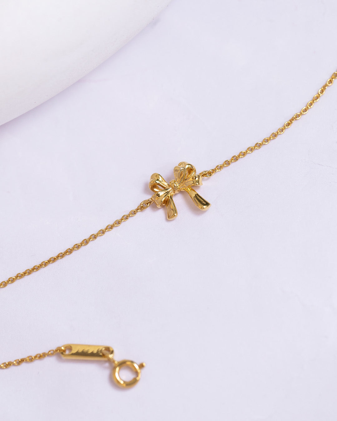 Gold Vermeil Ribbon Bracelet