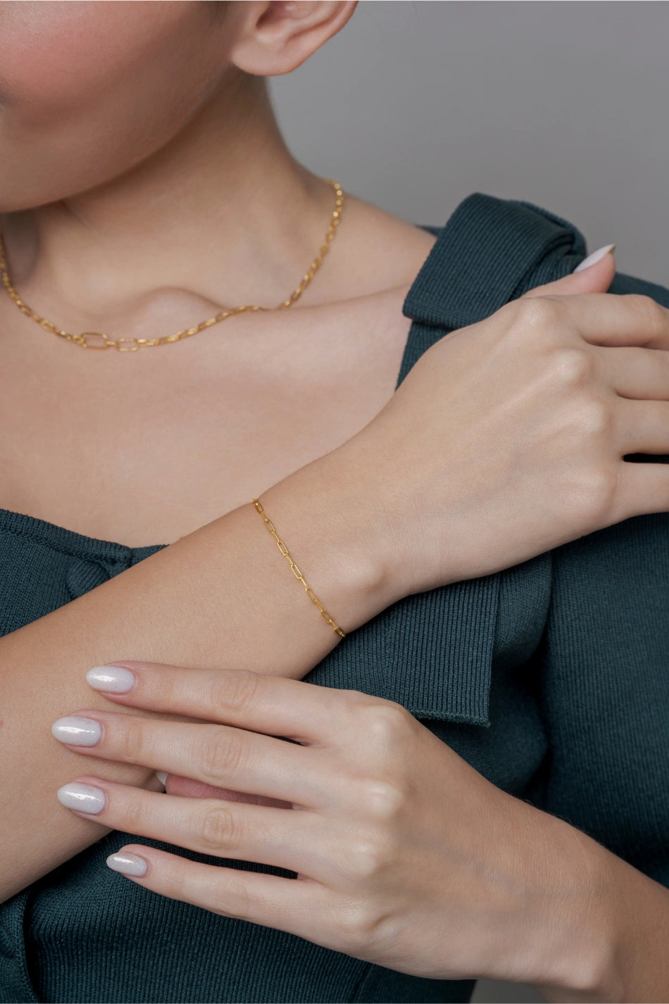 Minimal Link Chain Bracelet