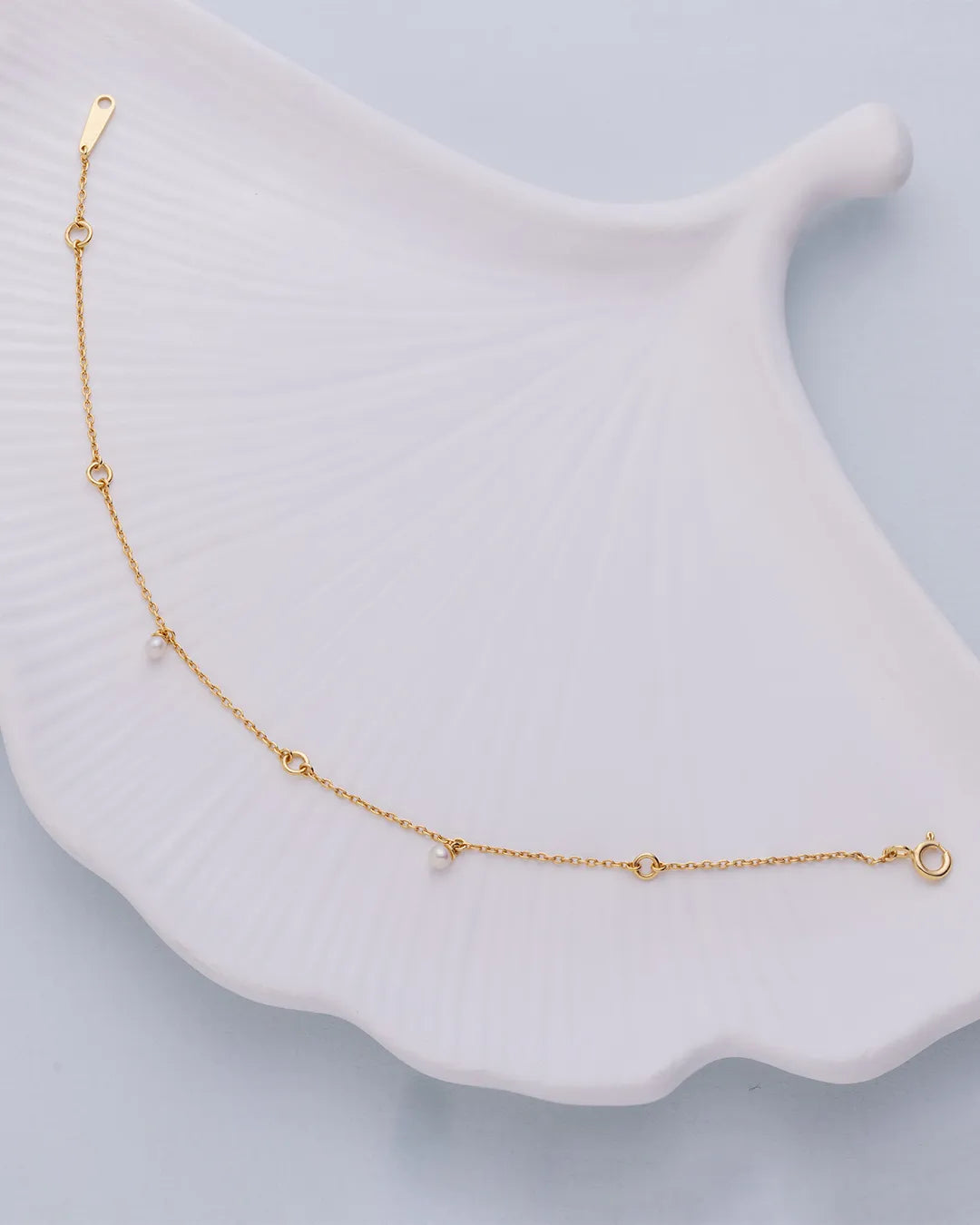 Pearl Accent Chain Bracelet