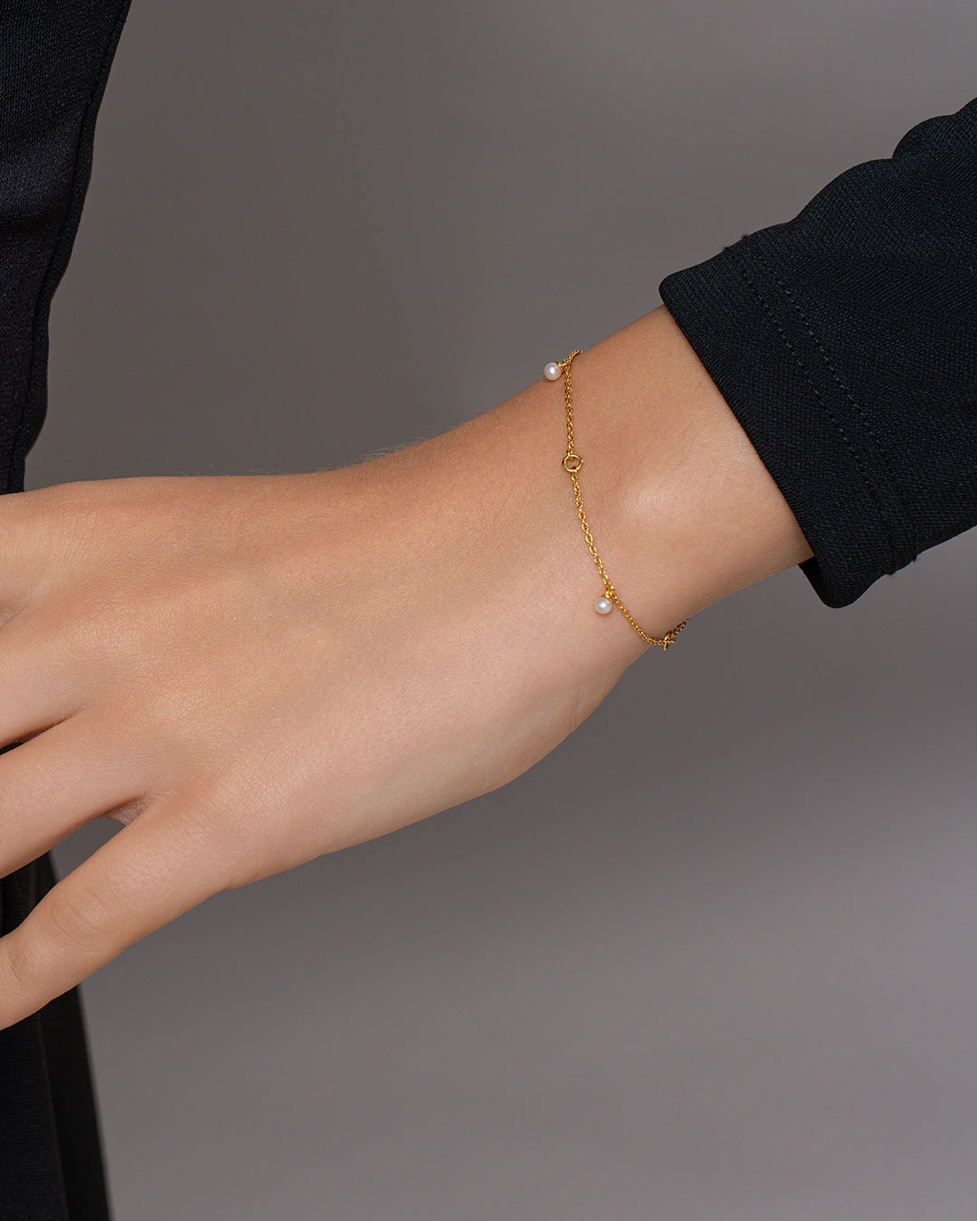 Pearl Accent Chain Bracelet