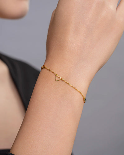 Heart Motif Bracelet