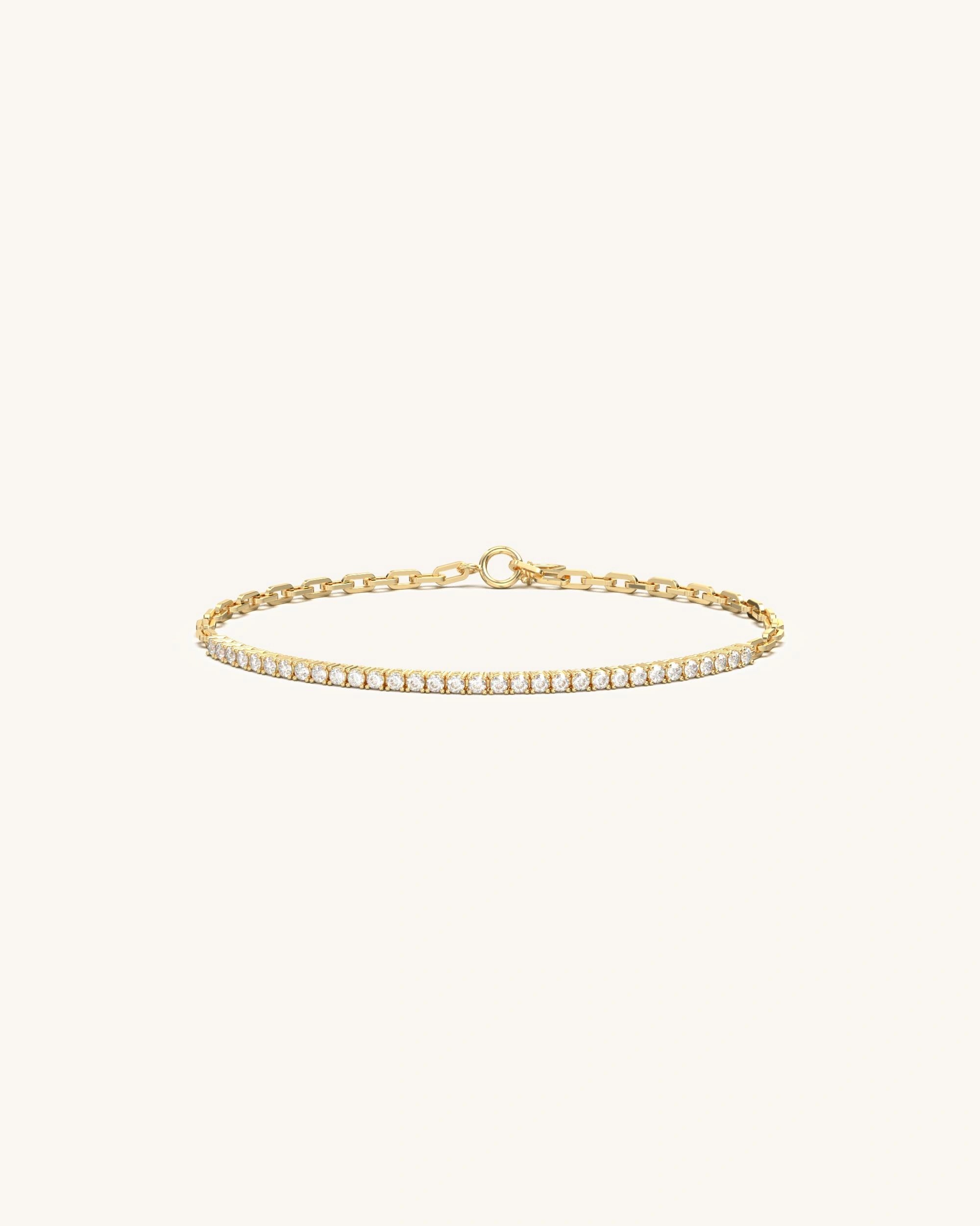 Moissanite bracelet