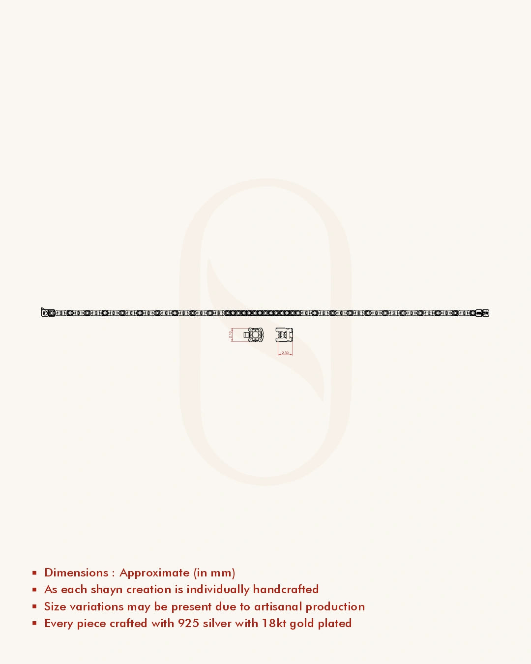 Ornate Link Bracelet