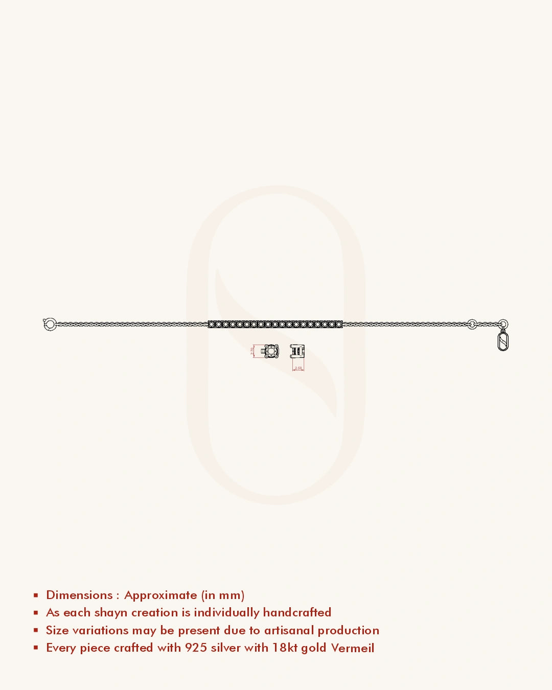 Diamond Curve Bracelet