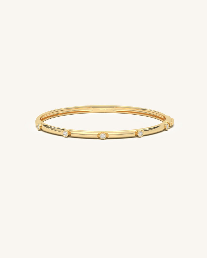Minimal Diamond Bracelet