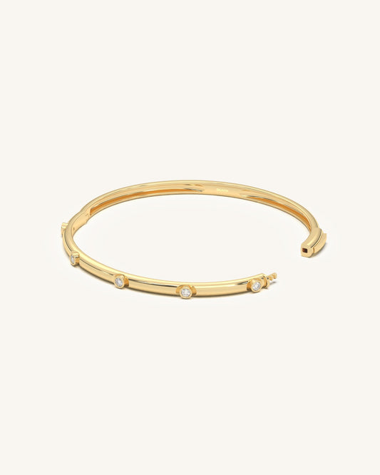 Minimal Diamond Bracelet