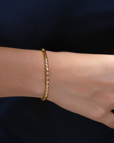 Sleek Diamond Line Bracelet