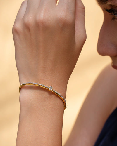 Emerald Accent Bracelet