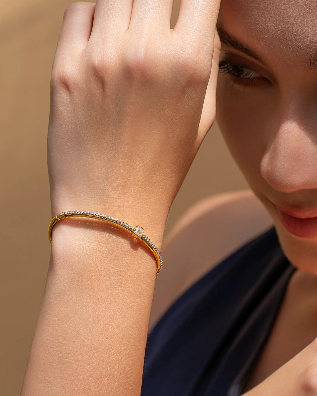 Emerald Accent Bracelet