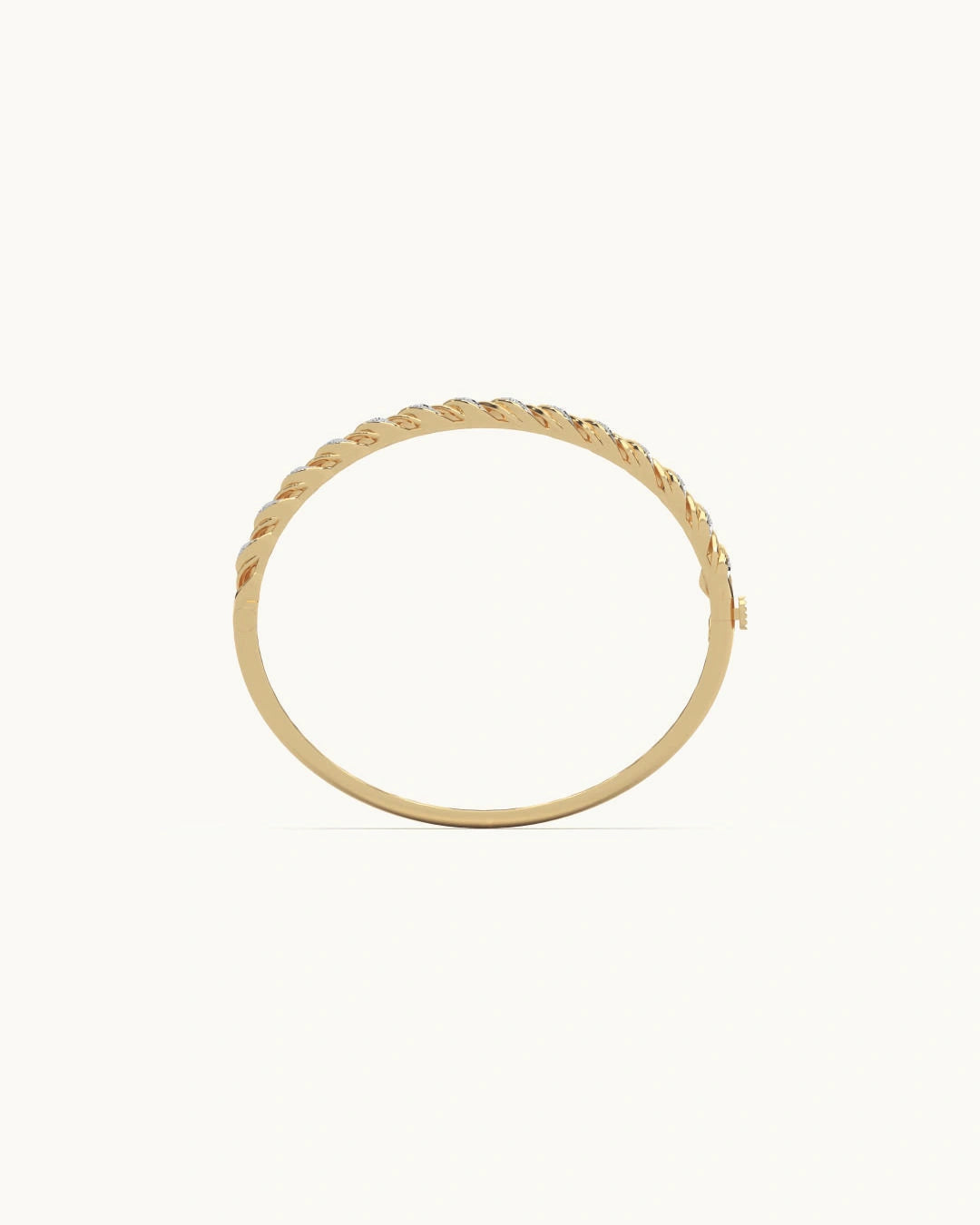 Ribbon Twist Pavé Bracelet