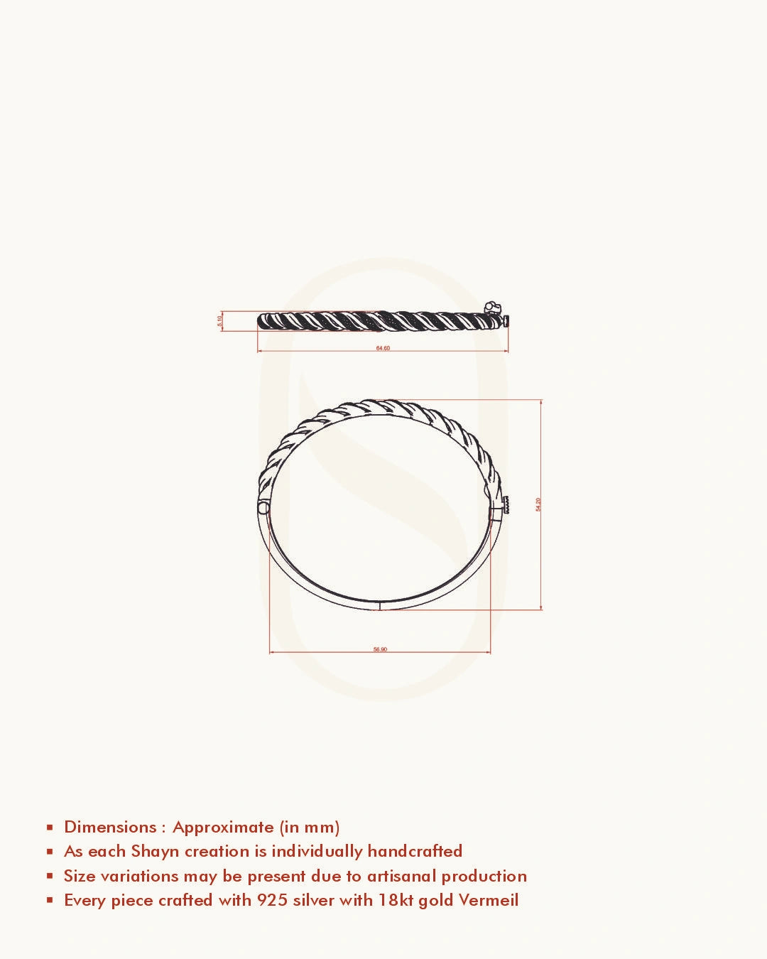 Ribbon Twist Pavé Bracelet