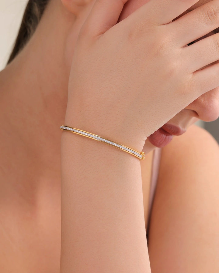 Linear Eternity Pavé Bracelet