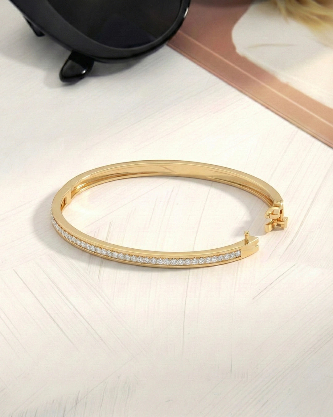 Linear Eternity Pavé Bracelet