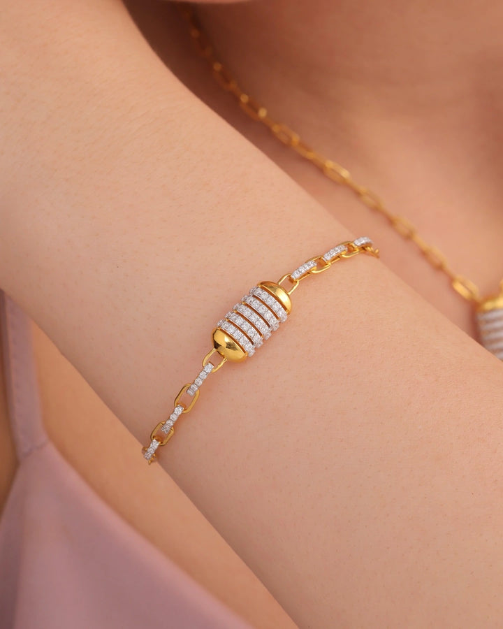 Sculpted Barrel Bracelet