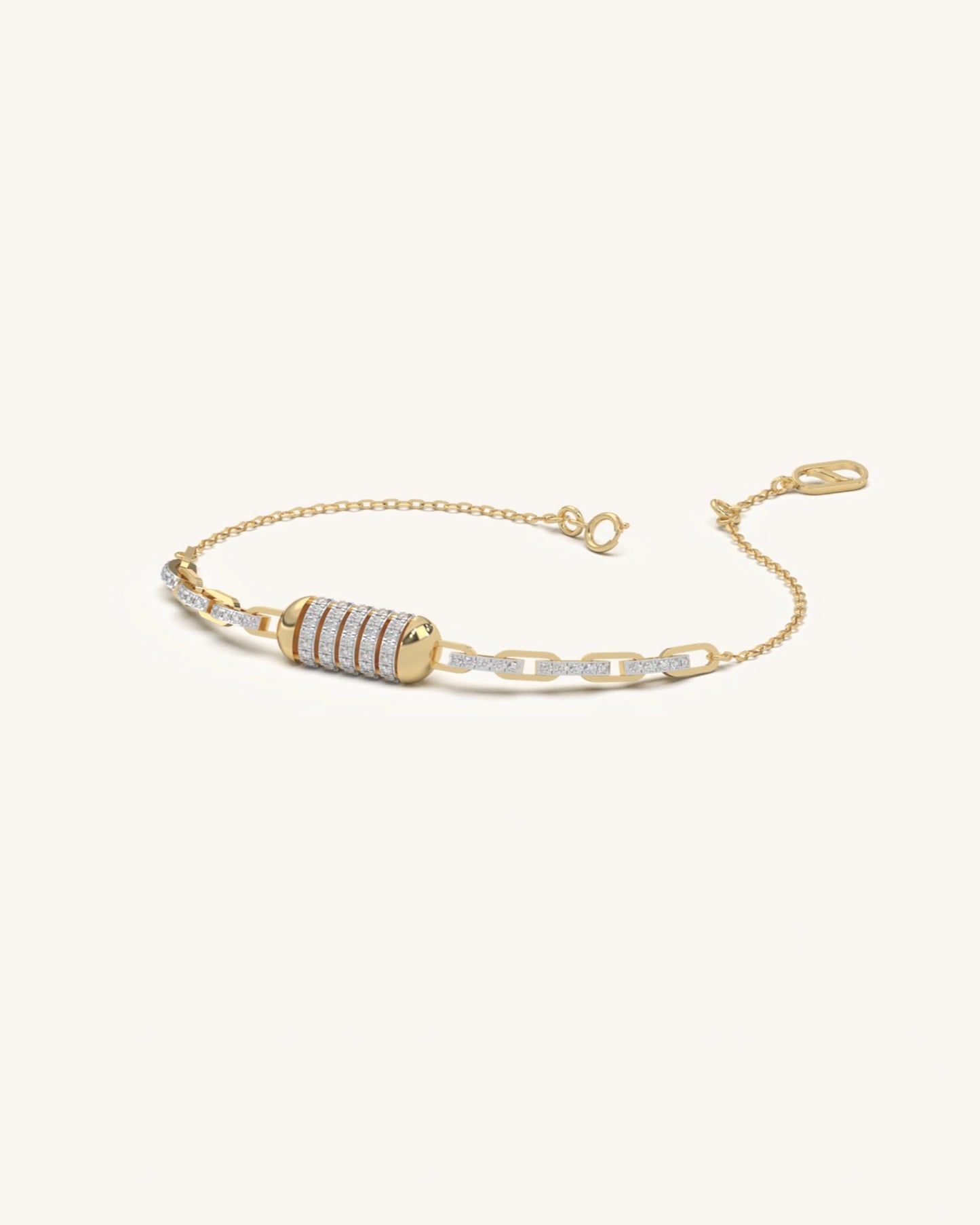 Sculpted Barrel Bracelet