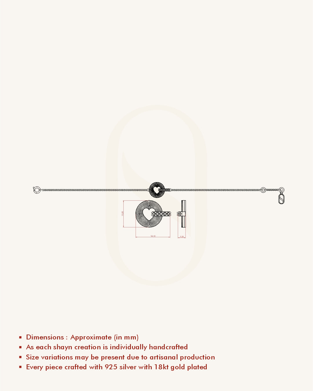 Long Lariat Bracelet