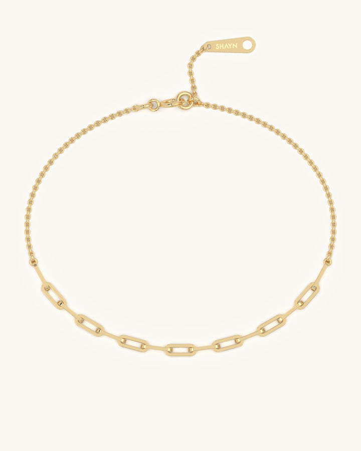 Minimal Link Chain Bracelet
