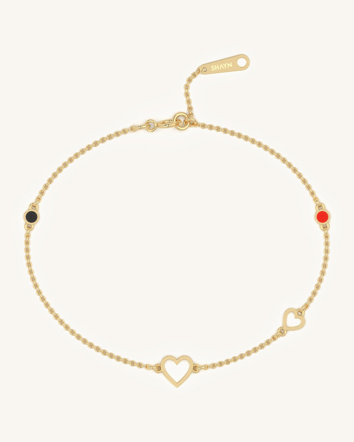 Heart Motif Bracelet