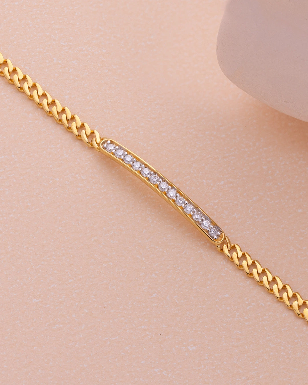 Diamond Bar Bracelet