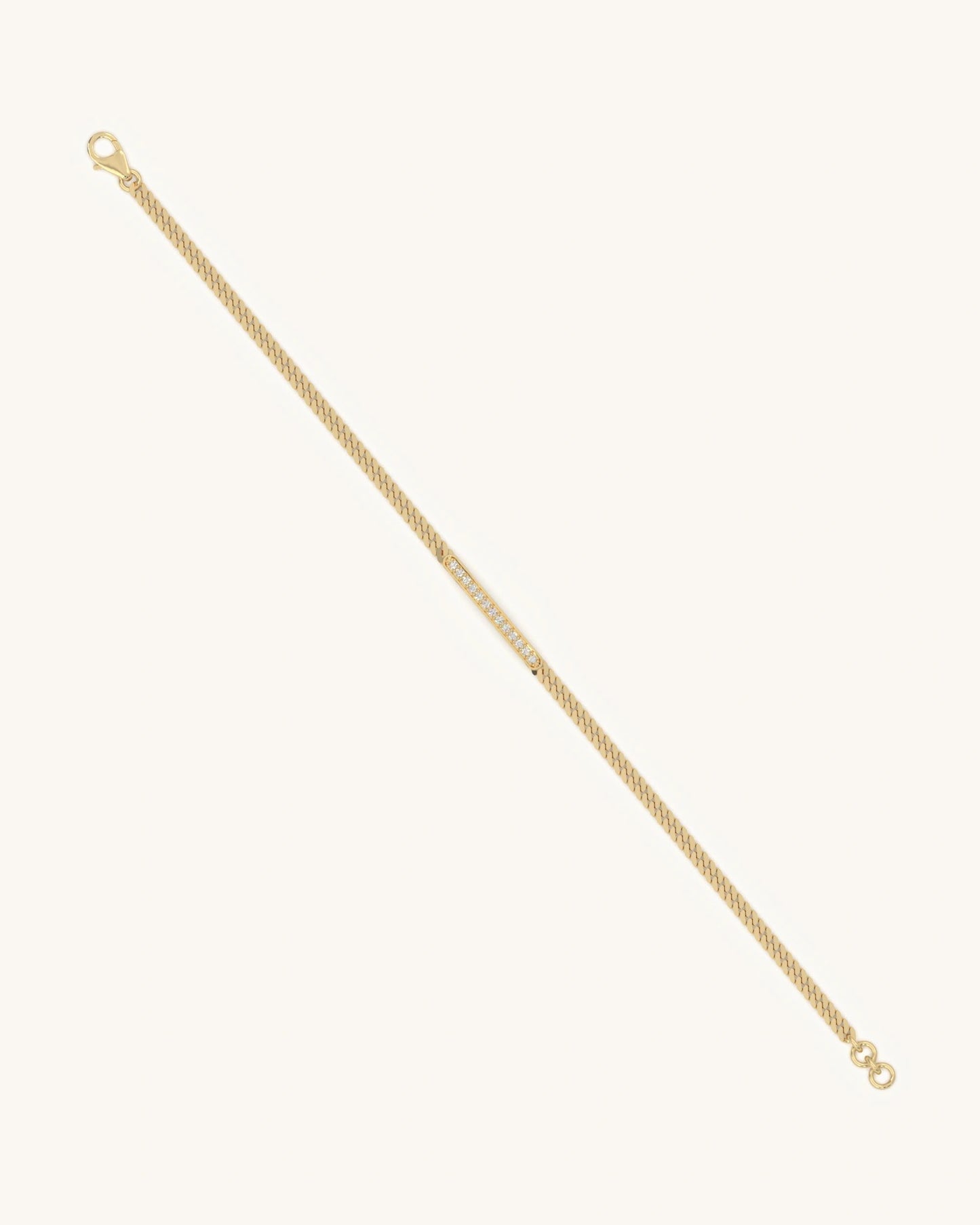 Diamond Bar Bracelet