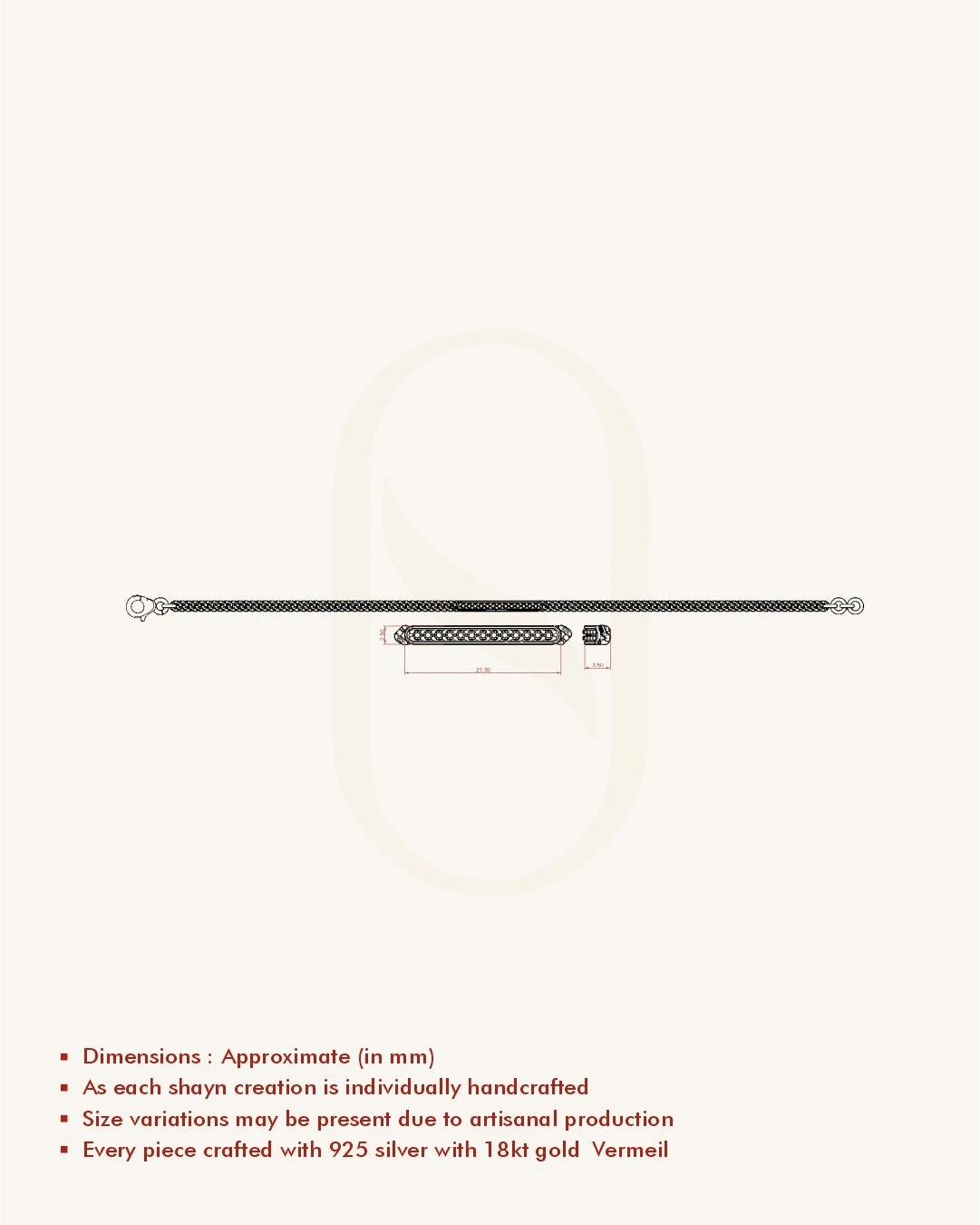 Diamond Bar Bracelet