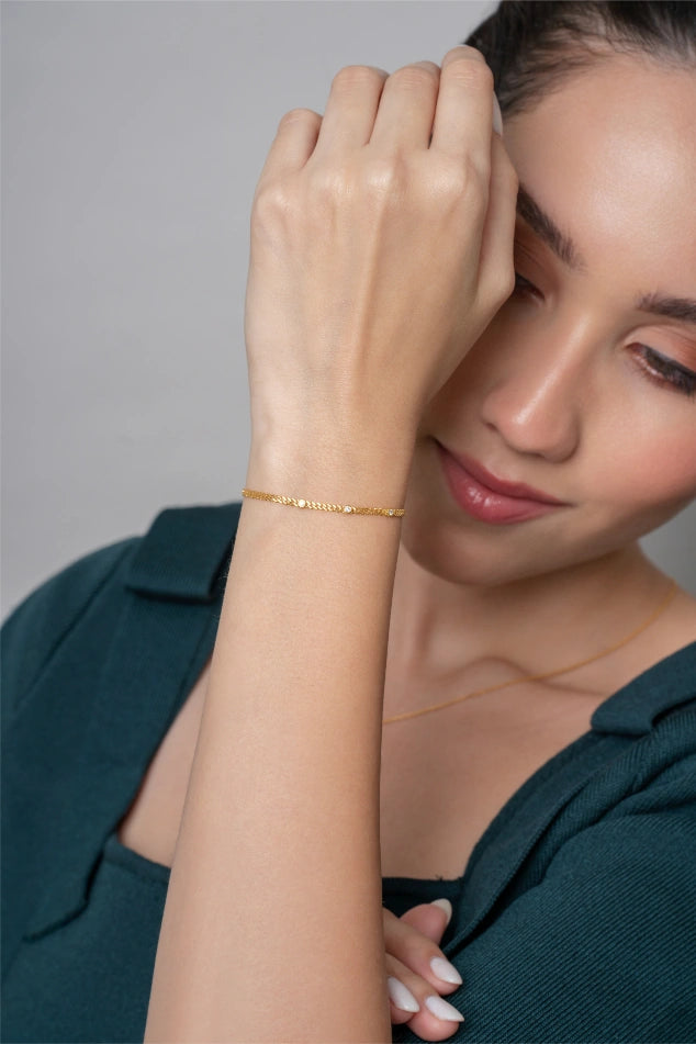 Dainty Diamond Bracelet