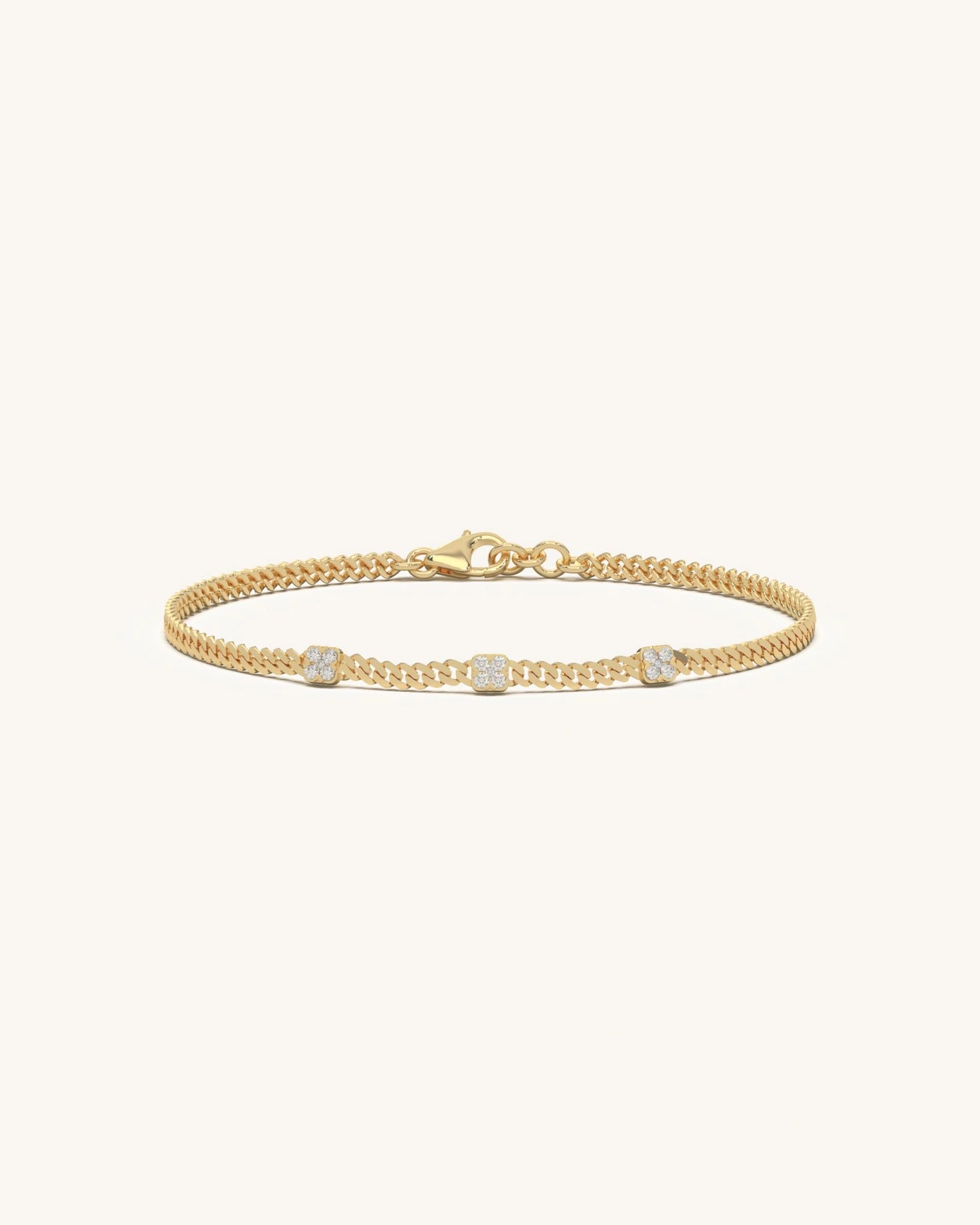 Floral Sparkle Bracelet