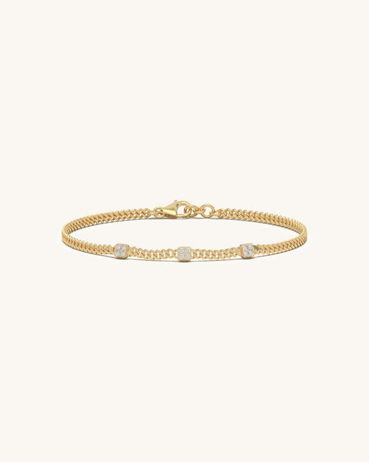 Floral Sparkle Bracelet