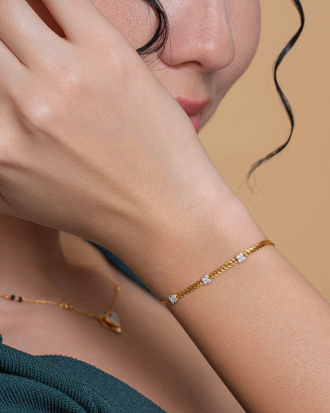 Floral Sparkle Bracelet