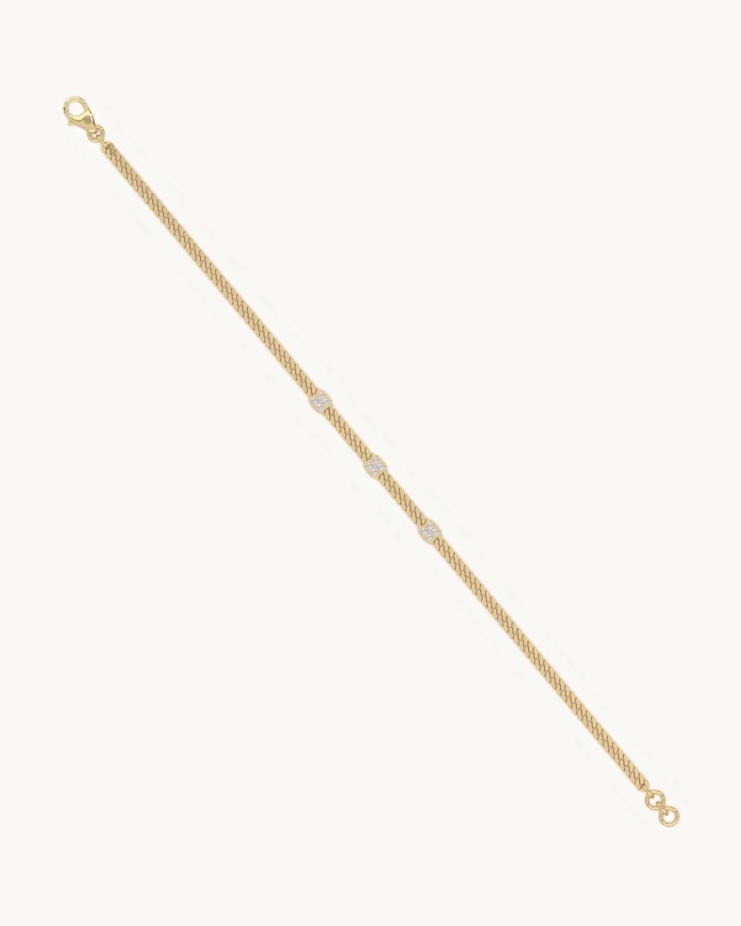 Floral Sparkle Bracelet