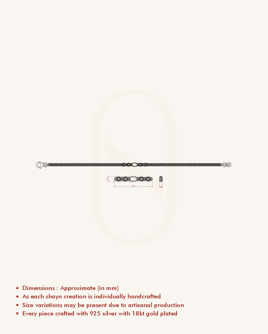 Emerald Glow Link Bracelet